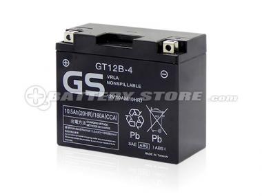 台湾GS バイク用バッテリー GT12B-4