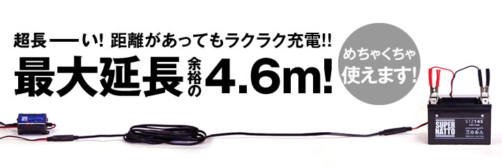 最大延長4.6m