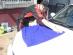 スーパーナット 魔法の洗車タオル 大サイズ 5枚セット(青)(40cm×110cm)特殊マイクロ