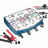 TecMATE TM-577 OptiMATE 2 Duo 4バンク リン酸鉄リチウム兼12V鉛バッテリー充電器 12V/12.8V 2A出力 テックメイト オプティメイト