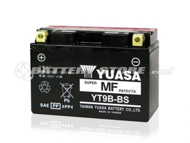 【液入れ済】台湾YUASA(ユアサ)バイク用バッテリーYT9B-BS(YT9B-4互換)