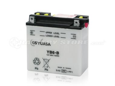 【液入れ済】GS YUASA (ジーエスユアサ) YB6-B【在庫有り(即納)】