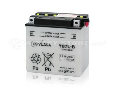 【液入れ済】GS YUASA (ジーエスユアサ) YB7L-B【メーカー取り寄せ1〜2営業日出荷】【欠品時はご連絡いたします】