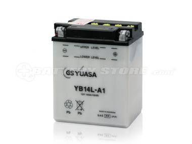 【液入れ済】GS YUASA (ジーエスユアサ) YB14L-A1【メーカー取り寄せ1〜2営業日出荷】【欠品時はご連絡いたします】