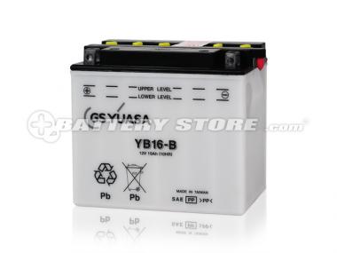 【液入れ済】GS YUASA (ジーエスユアサ) YB16-B【メーカー取り寄せ1〜2営業日出荷】【欠品時はご連絡いたします】