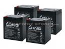 LONG(ロング) WP5-12SHR バッテリー　4個セット
