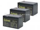 LONG(ロング) WPL12-12 バッテリー 　3個セット